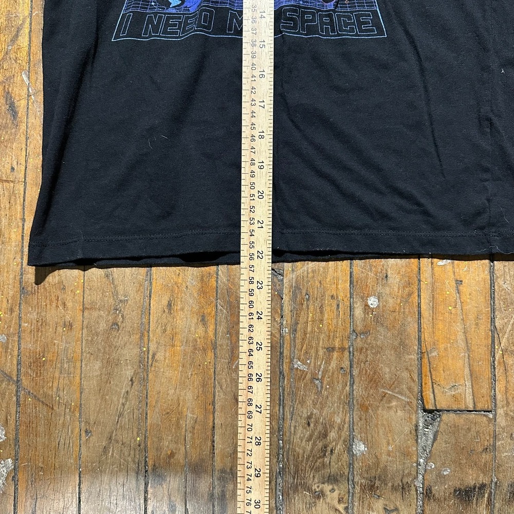 Old Navy T Shirt Boys XL Black Short Sleeve Need My Space Crew Neck Graphic Tee - Picture 5 of 7